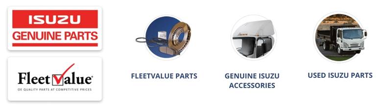 We Carry Isuzu Genuine Parts and Have FleetValue